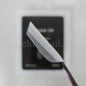 Tips dual system Snake Finger tip plastic form NO.11-2, 120 uds, 10 medidas, patrón serpiente