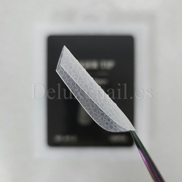 Tips dual system Snake Finger tip plastic form NO.11-2, 120 uds, 10 medidas, patrón serpiente