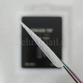 Tips dual system Snake Finger tip plastic form NO.16-2, 120 uds, 10 medidas, patrón serpiente