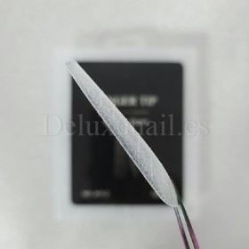 Tips dual system Snake Finger tip plastic form NO.17-2, 120 uds, 10 medidas, patrón serpiente