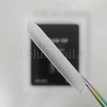 Tips dual system Snake Finger tip plastic form NO.19-2, 120 uds, 10 medidas, patrón serpiente