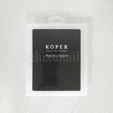 Tips dual system Snake Finger tip plastic form Koper, 120 uds, 10 medidas, patrón serpiente