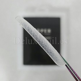 Tips dual system Snake Finger tip plastic form Koper, 120 uds, 10 medidas, patrón serpiente