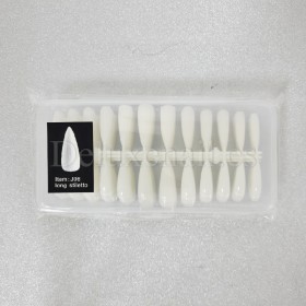 Tips de gel J06, Long Stiletto, 240 uds, 12 medidas