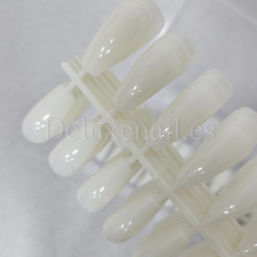 Tips de gel P08, Medium Coffin, 240 uds, 12 medidas