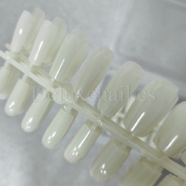 Tips de gel P10, Medium Square, 240 uds, 12 medidas