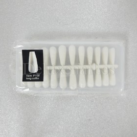 Tips de gel P15, Long Coffin, 240 uds, 12 medidas