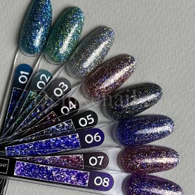 Esmalte Permanente Fiery Light 08 DE LA RO, 10 ml