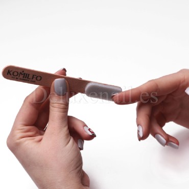 Kit de limas para uñas naturales Komilfo, 24 uds, grano 150/400