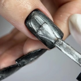 Esmalte permanente Ojo de gato Wondercat NAILSOFTHEDAY, Plata, 10 ml