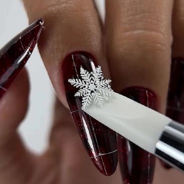 Molde de silicona transparente para los diseños, Navidad