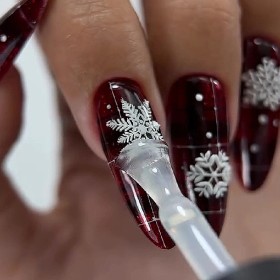 Molde de silicona transparente para los diseños, Navidad