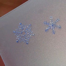Molde de silicona transparente para los diseños, Navidad
