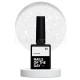 Potal Base 33 NAILSOFTHEDAY, base decorativa, transparente con micro brillo reflectante y trozos de foil blanco, 10 ml