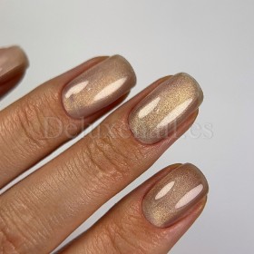 Gel Polish Cat Eye 12 DARK, esmalte semipermanente oro blanco, 6 ml