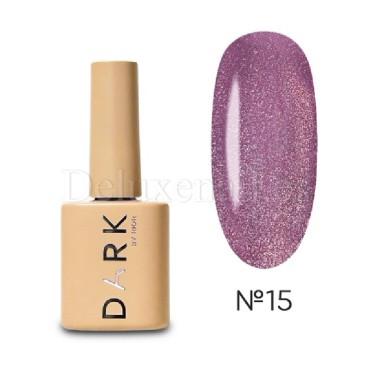 Gel Polish Cat Eye 15 DARK, esmalte semipermanente violeta, 6 ml