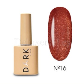 Esmalte permanente Cat Eye 16 Dark, Rojo frambuesa, 6 ml