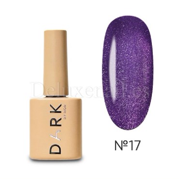 Gel Polish Cat Eye 17 DARK, esmalte semipermanente morado, 6 ml