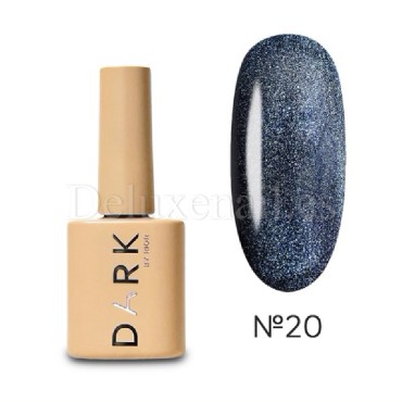 Gel Polish Cat Eye 20 DARK, esmalte semipermanente turquesa violeta camaleón, 6 ml