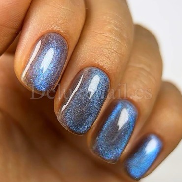 Gel Polish Cat Eye 20 DARK, esmalte semipermanente turquesa violeta camaleón, 6 ml