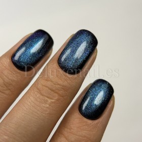 Gel Polish Cat Eye 20 DARK, esmalte semipermanente turquesa violeta camaleón, 6 ml