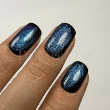 Gel Polish Cat Eye 20 DARK, esmalte semipermanente turquesa violeta camaleón, 6 ml