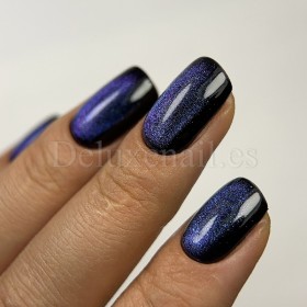 Gel Polish Cat Eye 20 DARK, esmalte semipermanente turquesa violeta camaleón, 6 ml