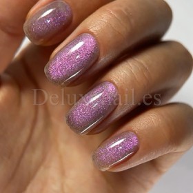 Gel Polish Cat Eye 15 DARK, esmalte semipermanente violeta, 6 ml