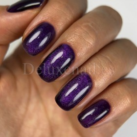 Gel Polish Cat Eye 17 DARK, esmalte semipermanente morado, 6 ml