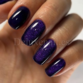 Gel Polish Cat Eye 18 DARK, esmalte semipermanente azul, 6 ml