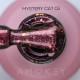 Mystery Cat 03 DE LA RO, esmalte permanente ojo de gato con trozos de foil multicolor, dorado, 10 ml