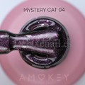 EsMystery Cat 04 DE LA RO, esmalte permanente ojo de gato con trozos de foil multicolor, rosa, 10 ml
