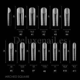 Dual Form Arched Square D20 DE LA RO, 120 uds