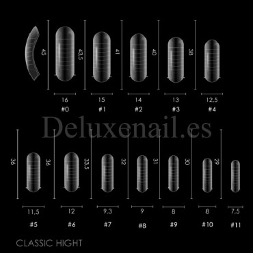 Dual Form Classic Hight D03 DE LA RO, 120 uds