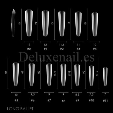 Dual Form Long Ballet A40 DE LA RO, 120 uds