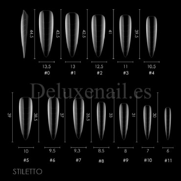 Dual Form Stiletto D25 DE LA RO, 120 uds