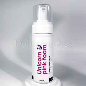 Espuma limpiadora Unicorn Pink Foam NAILSOFTHEDAY, 150 ml