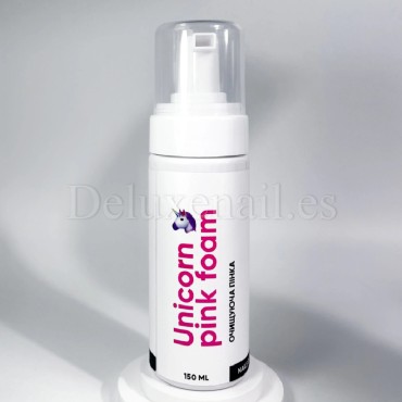 Espuma limpiadora Unicorn Pink Foam NAILSOFTHEDAY, 150 ml