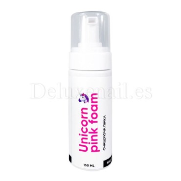 Espuma limpiadora Unicorn Pink Foam NAILSOFTHEDAY, 150 ml