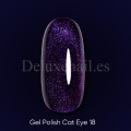 Gel Polish Cat Eye 18 DARK, esmalte semipermanente azul, 6 ml