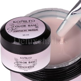 Color Base French 024 Skin sin pincel Komilfo, Beige rosado, 30 ml