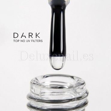 Rubber Top sin pegajosidad sin UV filtros Dark, 15 ml