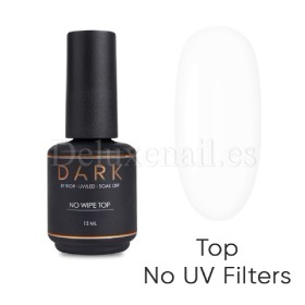 Rubber Top sin pegajosidad sin UV filtros Dark, 15 ml