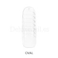 Dual Form Oval Dark, 120 uds