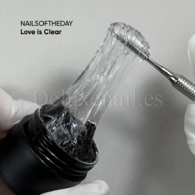 Love is Clear NAILSOFTHEDAY, gel chicle transparente para diseños 3D, 15 gr