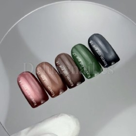 Esmalte permanente Korean cat eye 17 NAILSOFTHEDAY, Verde, 10 ml