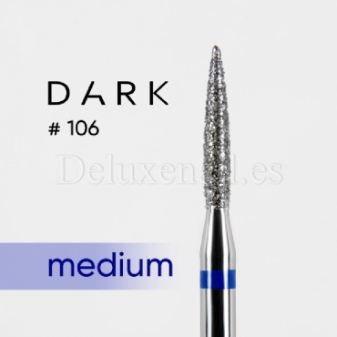 Fresa Azul Llama, Ø1.8 mm, F106, grano medio, Dark