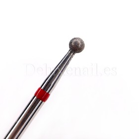 Fresa Roja Bola, Ø3 mm, F111, grano suave, Dark