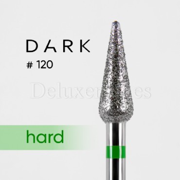 Fresa Verde Gota, Ø4.2 mm, F120, grano duro, Dark