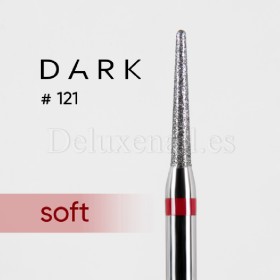 Fresa Roja Aguja, Ø1.6 mm, F121, grano suave, Dark